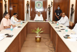 CM Bhupesh Baghel took meeting of two departments in raipur