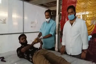 mla maganti gopinath ingurated blood donation camp in hyderabad