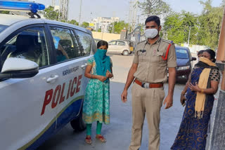 Karim Nagar Police Rescue Pregnant