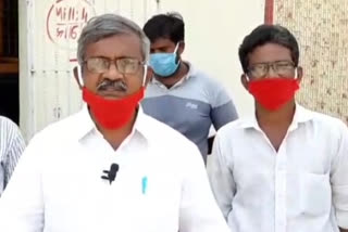 CPI leaders  protest Against government rules in vijayawada