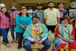 Doctors were honored at malkajigiri meghana arcade apartment