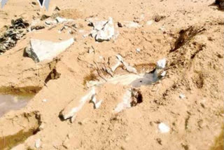 Improper boulder explosions in adilabad district