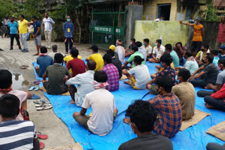 fci driver and labour protest in dhemaji