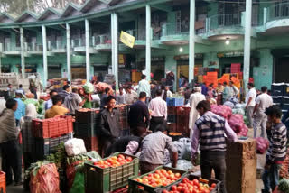 Solan vegetable market