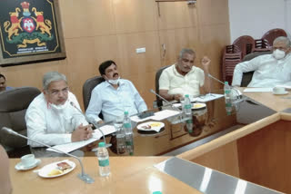 High-level meeting on land acquisition process related to Krishna Upstairs Project