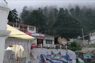 snowfall-in-gangotri-dham in uttrakhand