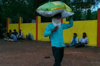 Bhind workers stay at the relief center