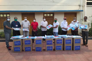 mla sambhajirao patil nilangekar distribute ppe kit