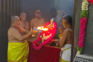 Special worship to sri lakshmi narasimha swamy at Yadadri