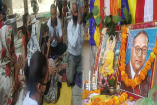 People celebrated Buddha Purnima in Shiv Vihar of Mustafabad Assembly