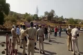 Lockdown at Dungarpur, राजस्थान गुजरात बॉर्डर सील