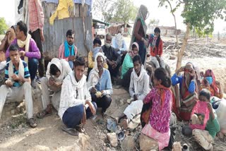 Poor facing lockdown in chhatrpur