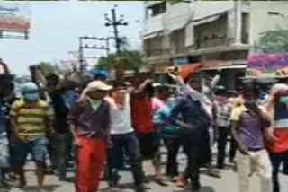 Bihar migration Labor Protest For Passes