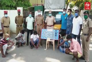four youngsters arrest for selling Cannabis in puducherry