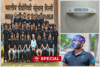 IIT Delhi contributes in corona fight by donating special face shield