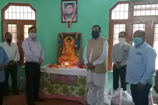 celebrating mahatma buddha jayanti  in nahan