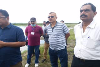 dhemaji jiyadhol river observation by water resource department