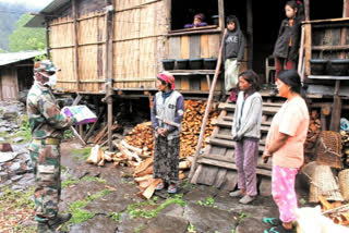 Indian Army distributed Medical relief in Arunachal pradesh Subansiri Area