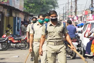 Police flag march in Anugul