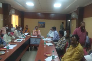 preparatory meeting chaired by the Jajpur collector  for upcomeing monsoon