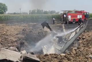 An Indian Air Force fighter aircraft has crashed in Punjab