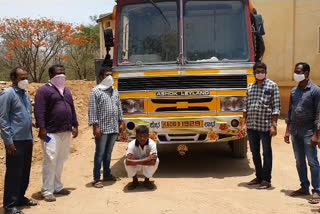 illegal ration rice seazes in jajarakal ananthapuram district