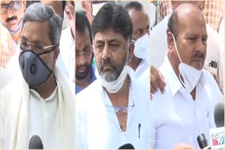 congress, jds leaders meets yadiyurappa