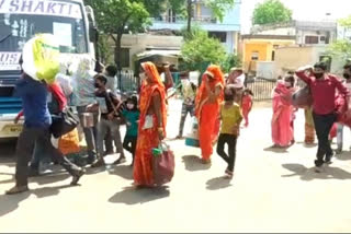 Special train carrying 1223 workers from Aurangabad reached Raisen