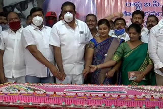 Minister Gangula's Birthday Celebrations in Karimnagar