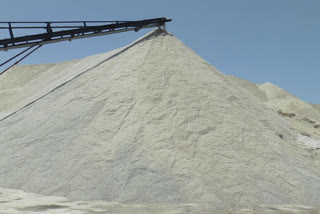 The production of salt industry decreased