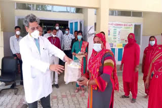 safety kits are distributed to asha and anm workers in palwal