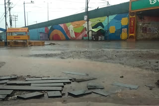 Heavy rainfall in Raipur