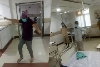 corona patients dance video gurugram