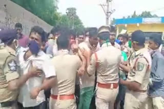 Venkatapuram people protesting