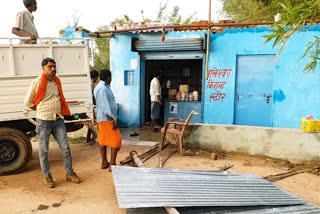Many people lost their house due to heavy storm and rain in surajpur