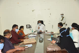 mahabubnagar district collector venkat rao review on corona