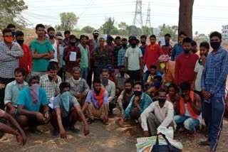 85 workers of Jharkhand are stranded in Telangana