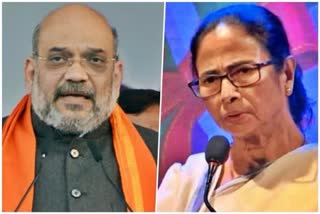 Etv Bharat, Gujarati News, Covid 19, Amit Shah, Mamata Banerjee