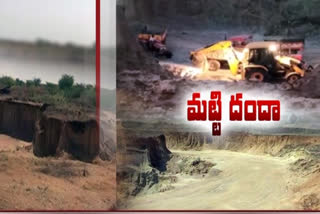 Sandstorms at kondapur in sangareddy district