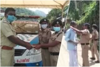 tudent police  Student police on duty  Student police in adimaly  Idukki news  covid-19  covid news  മാസ്ക്ക്  കൊവിഡ്-19  സ്റ്റുഡന്‍റ് പൊലീസ്  കുട്ടിപൊലീസ്  അടിമാലി വാര്‍ത്ത