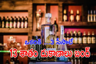 మద్యం షాపులు తగ్గిస్తూ ఉత్తర్వులు