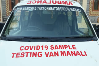 covid-19 sample testing van to health department