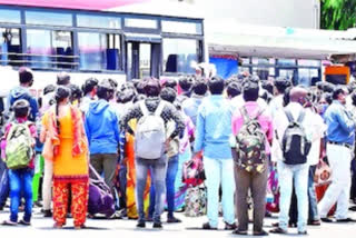 migrant labours coming to telangana