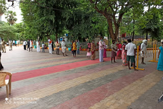 peoples arrievd from different place to gangavati