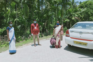 Nagaon health department quarantined Pratibha devi for connected with corona patient