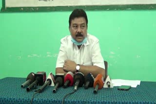 Ranjit das press meet about pm kishan nidhi in Barpeta