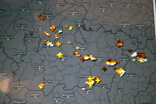 Heavy rains expected in many districts of the madhya pradesh