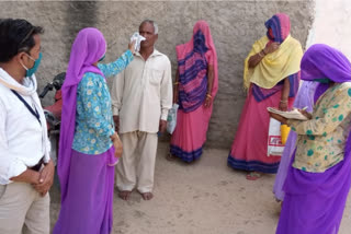 Strict instructions to those coming from outside in Dhamania in neemuch