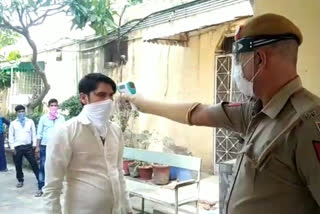 Entry given at Nangloi police station only after proper sanitization and thermal screening