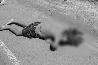 road accident in somavarappadu, westgodavari district one man killed and another man seveorely